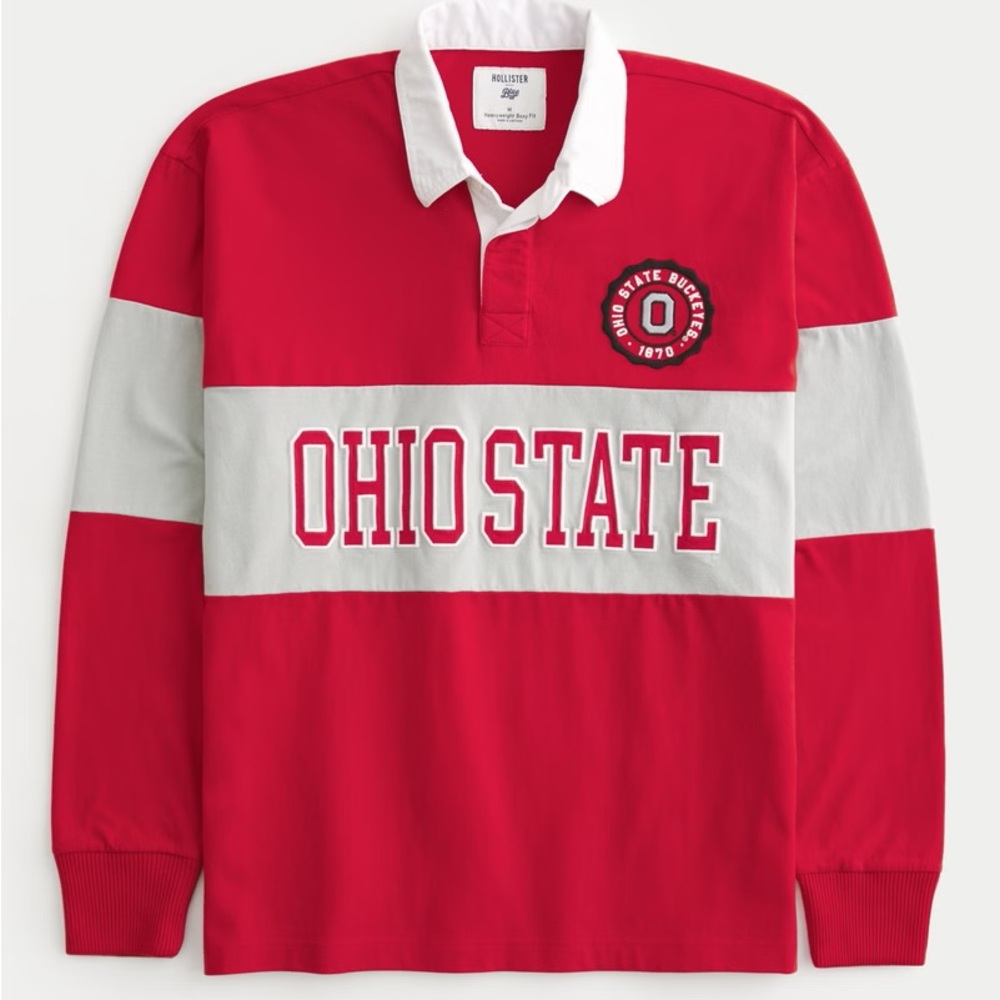 Ohio State Red Rugby Shirt
